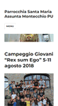 Mobile Screenshot of parrocchiamontecchio.org